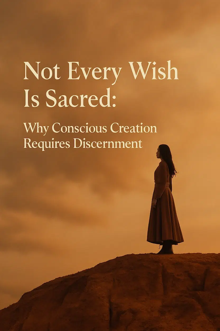 Not Every Wish Is Sacred: Why Conscious Creation Requires Discernment