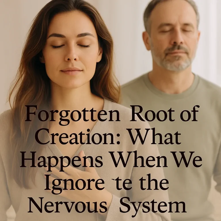 The Forgotten Root of Creation — What Happens When We Ignore the Nervous System